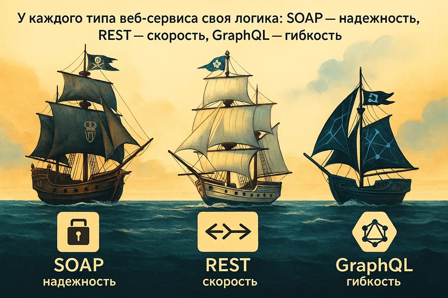 Сравнение и выбор типа веб-сервиса